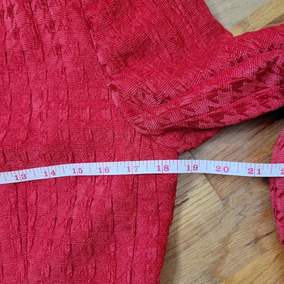 Vintage 1980s Carlisle Red Jacket Size 4. Coat - Picture 12 of 15